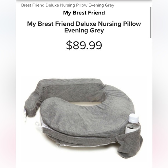 My Brest Friend Deluxe Nursing Pillow - Picture 2 of 3